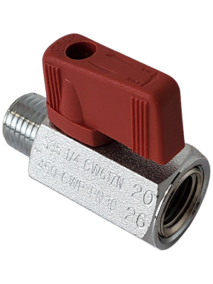 Red Handle Shut of for Valve for Detergent Injection System #4220