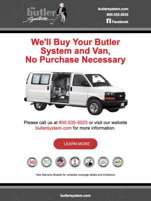 We'll Buy Your Butler System and Van, No Purchase Necessary