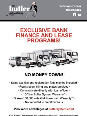 Exclusive Bank Finance and Lease Programs