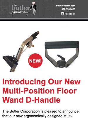 Introducing Our New Multi-Position Floor Wand D-Handle