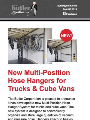 New Multi-Position Hose Hangers for Trucks & Cube Vans