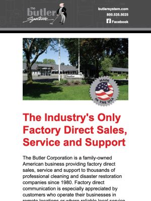 The Industry's Only Factory Direct Sales, Service and Support