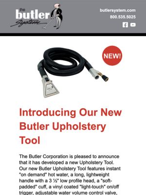 Introducing Our New Butler Upholstery Tool