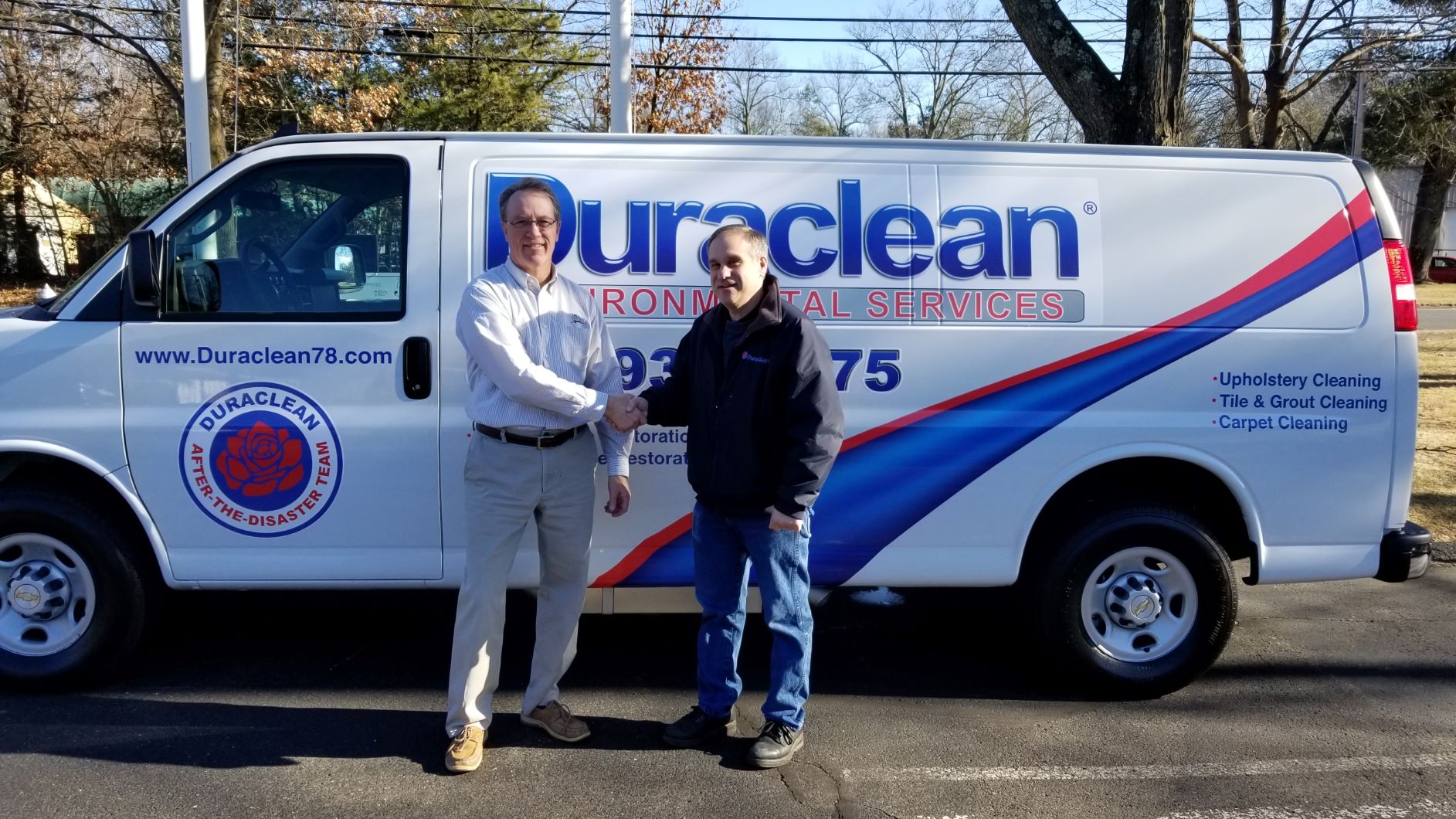 Duraclean Purchaes new Butler Truckmount Carpet Cleaning Equipment.