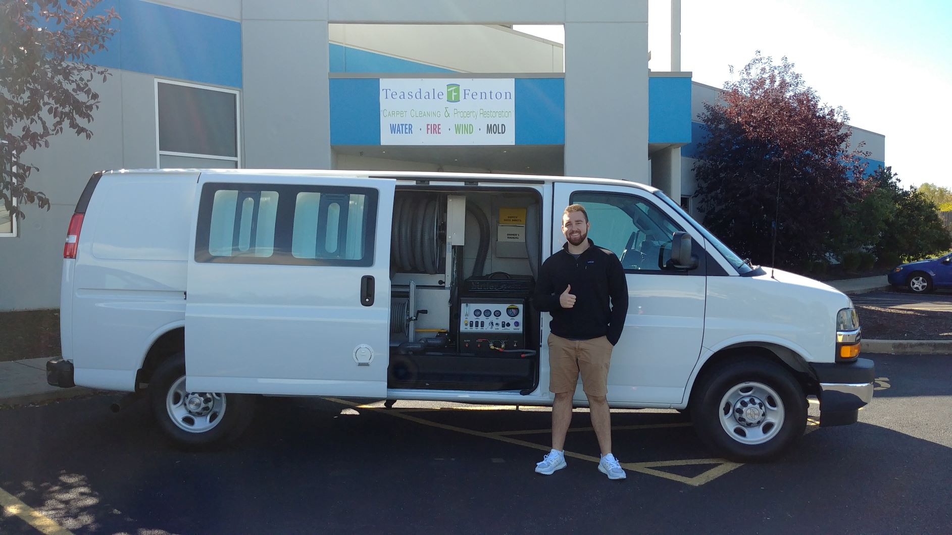 The Olmstead Family recently purchased their latest Butler System Truckmount and Van!