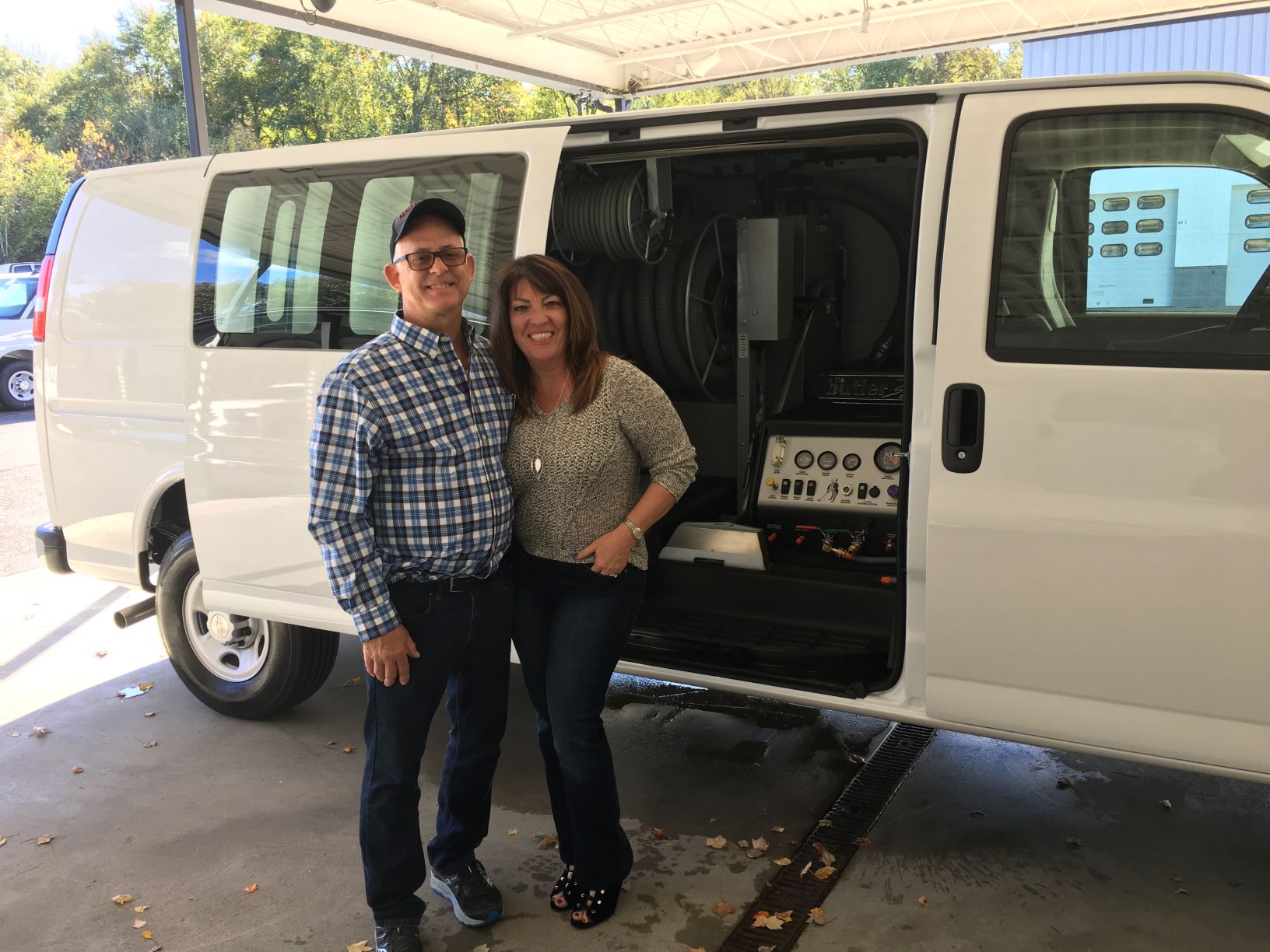 John and Marilee recently purchased and took delivery of their 7th Butler System Truckmount