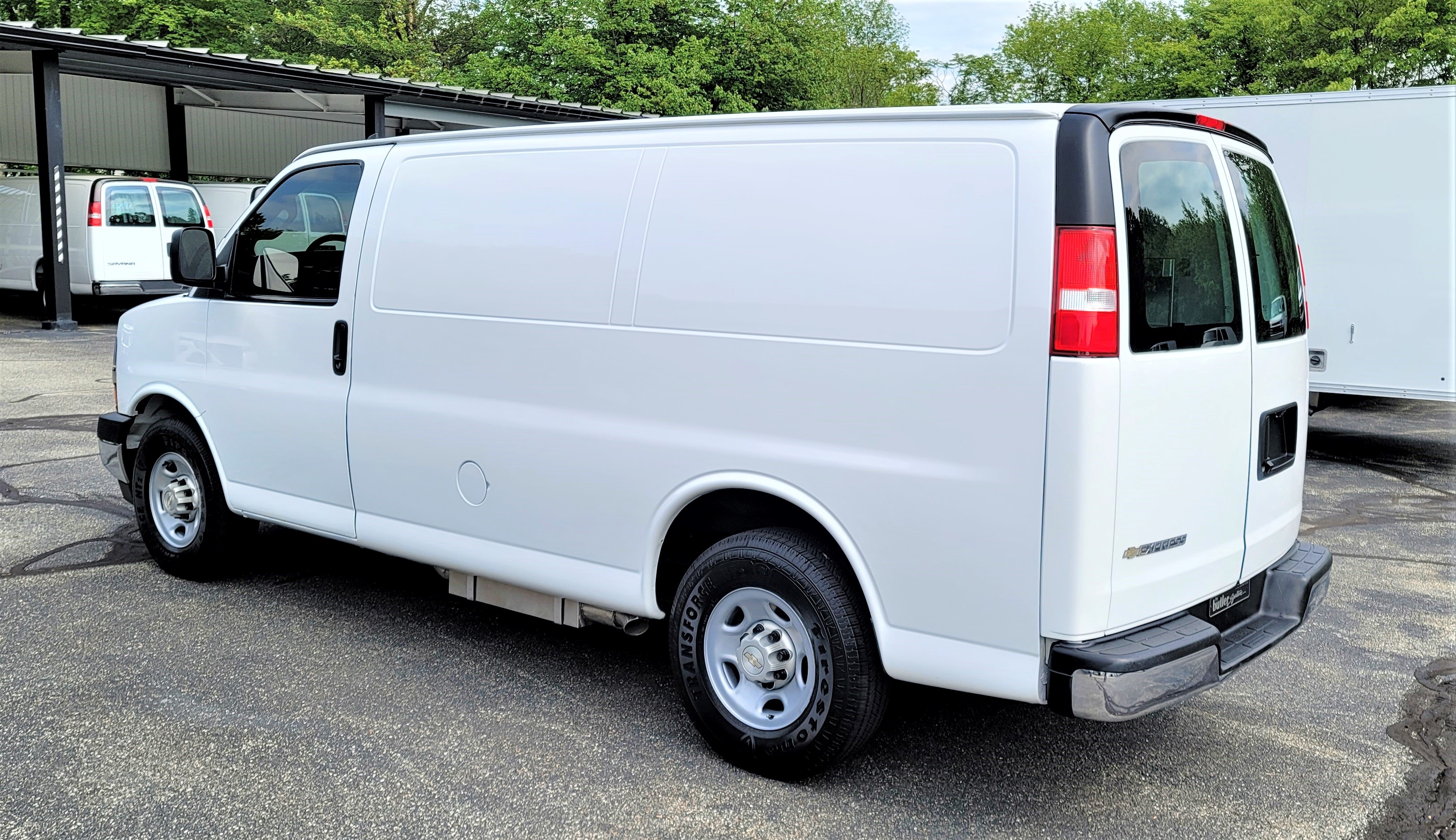 2020 Chevrolet Express, 2500 Series, 8600 GVW, Heavy Duty 3/4 Ton, Regular Length Van, With a " Reconditioned " Butler System Installed