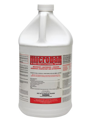 Microban® X-590 Institutional  Spray Plus -  1 Gallon Container