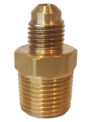 3/8" Brass X 1/4" JIC Fitting Connector