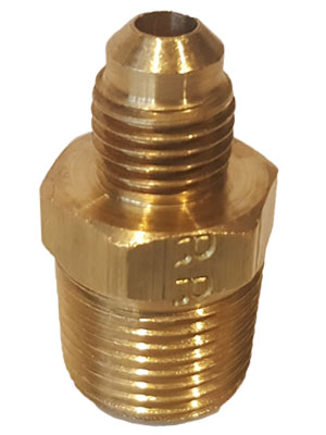3/8" Brass X 3/8" JIC Fitting Connector