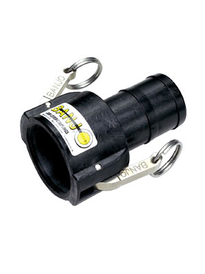 Locking Couplers - Female Cam Adapter X 2" Hosebarb
