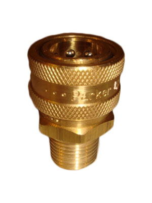 1/2" Brass Female Free Flow Quick Connect