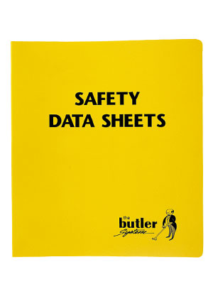 Safety Data Sheets Binder