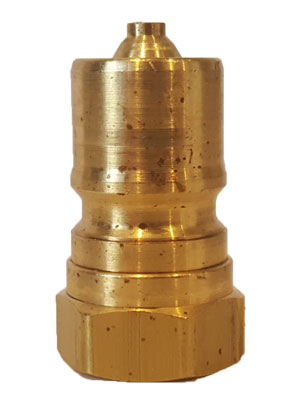 1/4" Brass Male Quick Disconnect